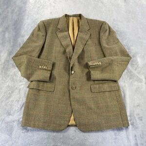 Vintage Corneliani 90s 56L Wool Saks Fifth Ave Made Italy Sport Coat Houndstooth